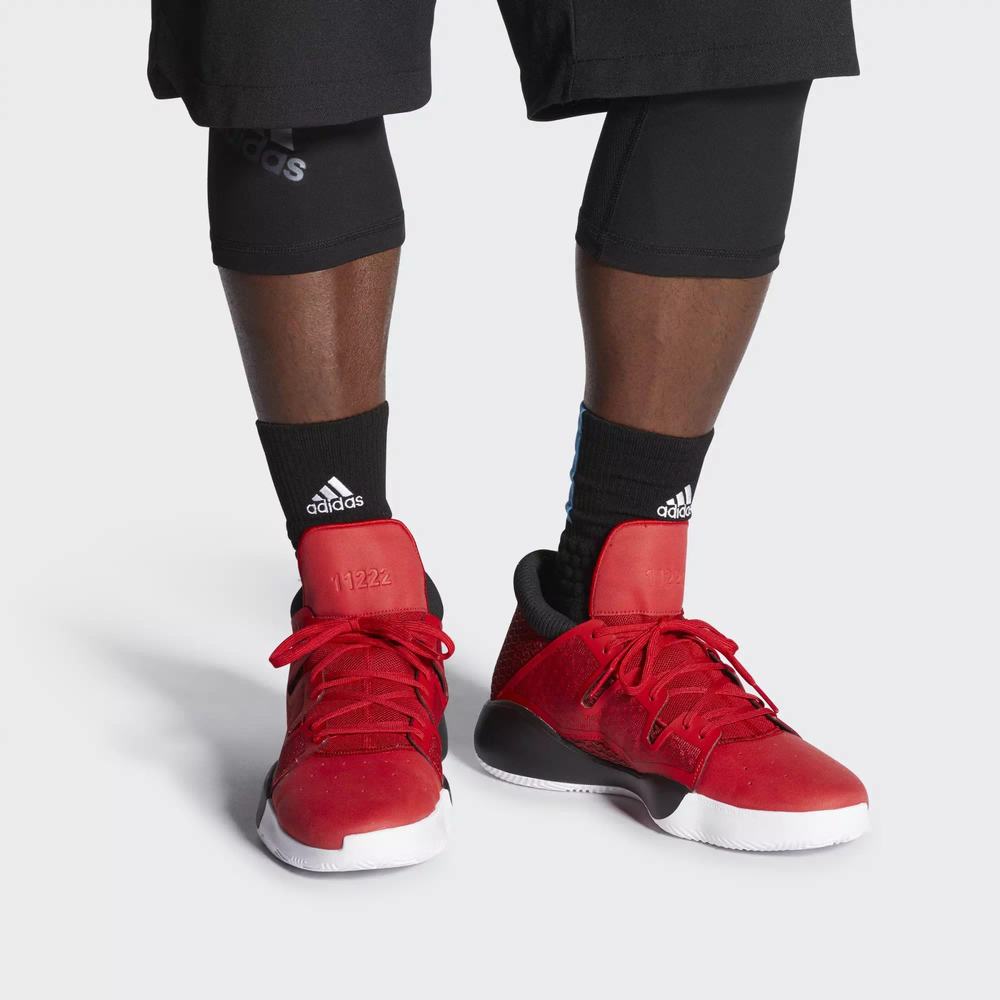 Adidas Pro Vision Tenis De Basketball Rojos Para Hombre (MX-32670)